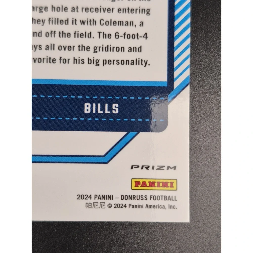 2024 Donruss Optic Rated Rookie Keon Coleman #358 Preview Red Pandora (RC) Bills